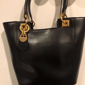 Focus Paris black leather bag